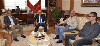   ​محافظ بورسعيد يستقبل مستشار رئيس مجلس الوزراء للمشروعات القومية