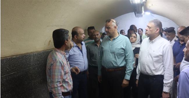 لن أسمح بهذه الصورة.. ماذا رأى محافظ القليوبية فى أنفاق شبرا الخيمة؟