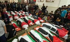 استشهاد 60 فلسطينيًا في قطاع غزة خلال الساعات الماضية