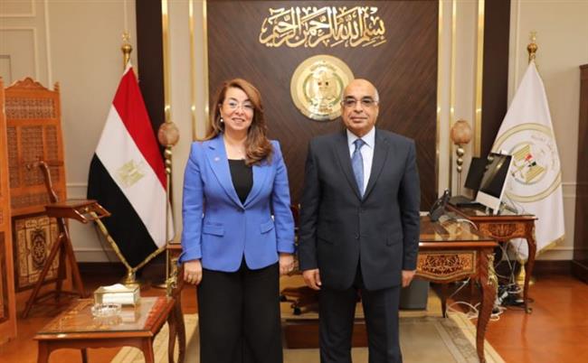 وزير العدل يستقبل الدكتورة غادة والي