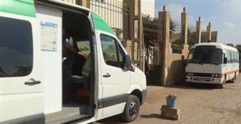 فحص 1231 مواطنًا في قافلة طبية مجانية بكفر شكر 