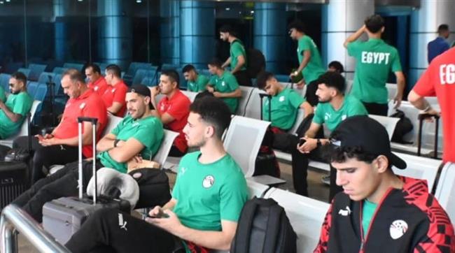 بعثة المنتخب الأولمبي تغادر مطار القاهرة استعدادًا لـ أولمبياد باريس 
