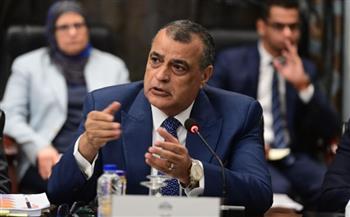 ​جانب من "بيان" وزير الانتاج الحربي امام الاجتماع الثالث للجنة المشكلة بمجلس النواب