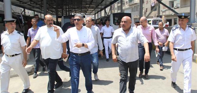 محافظ الجيزة: تشغيل موقف السرفيس الحضاري بالبوهي بإمبابة 