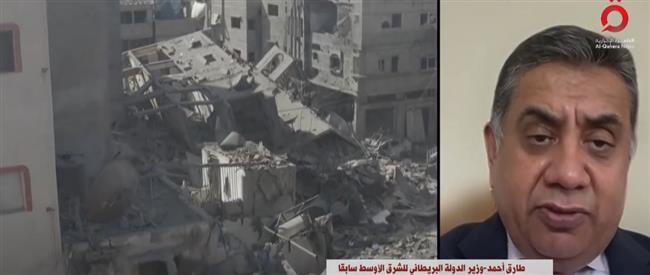 وزير بريطاني سابق: مصر وقطر بذلتا جهودا كبيرة لوقف إطلاق النار