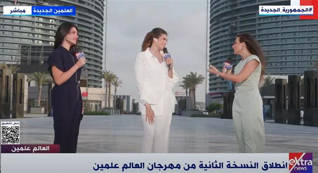 الإعلامية هدير أبو زيد: مهرجان العلمين استثنائي.. و"التنظيم فوق الخيال"