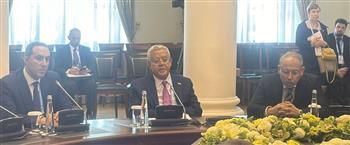 المستشار الدكتور حنفي جبالي يلتقي رئيس مجلس الدوما الروسي