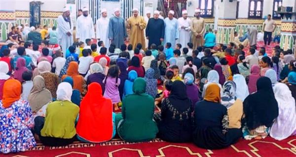 إقبال كبير على لقآء الجمعة للأطفال بمساجد أوقاف بني سويف