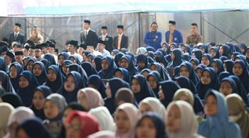   استقبال حاشد لـ شيخ الأزهر خلال زيارته لمعاهد دار النجاح الإسلامية بإندونيسيا