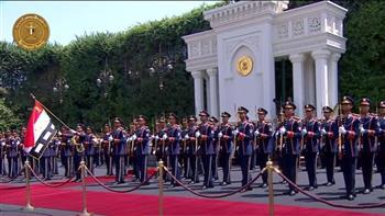 مراسم استقبال رسمية للرئيس الصربي في قصر الاتحادية