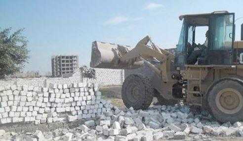 إزالة 20 حالة تعدٍ على الأراضي في أبو صوير بالإسماعيلية