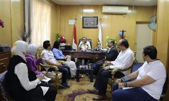 الوادي الجديد تبحث الإجراءات التنفيذية لمشروع ميكنة صندوق استصلاح الأراضي