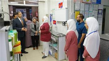 محافظ دمياط في جولة مفاجئة لمتابعة انضباط المنشآت الطبية 