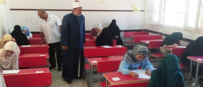 ختام امتحانات الثانوية الأزهرية بمطروح
