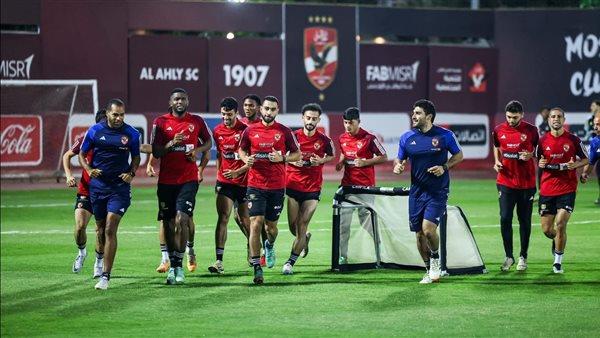 الأهلي يختتم تدريباته استعدادًا لمباراة مودرن سبورت