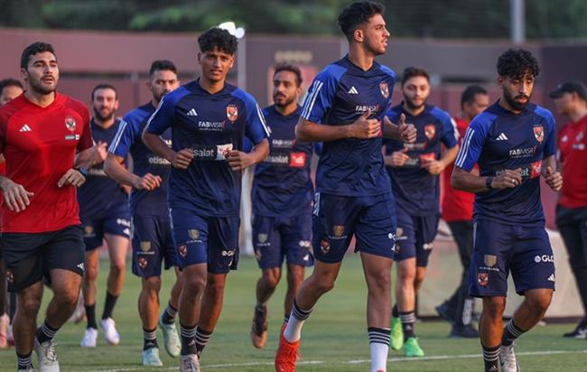 كأس مصر .. الأهلي يواصل تدريباته استعدادًا لمباراة الألومنيوم