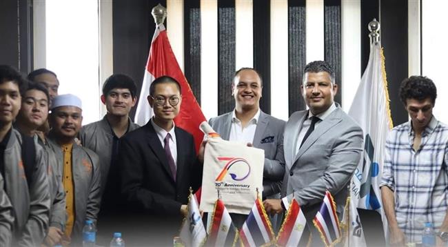 مجلس الشباب المصري يستقبل طلاب تايلاند بالقاهرة بمناسبة الاحتفال باليوم العالمي لمهارات الشباب