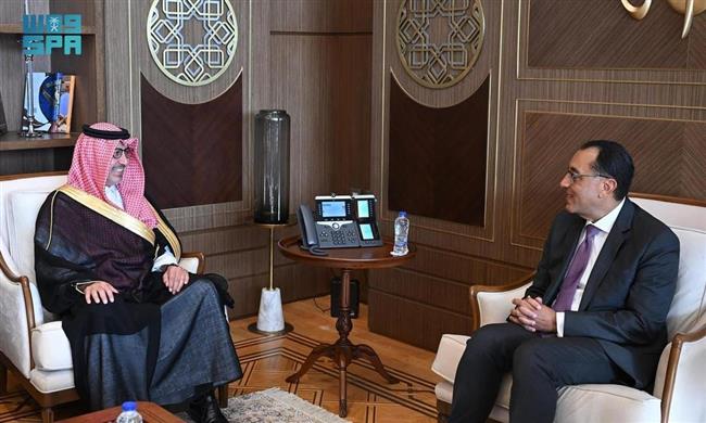 مدبولي يستقبل سفير خادم الحرمين الشريفين لدى القاهرة