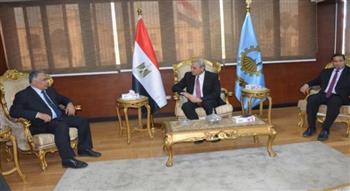 محافظ الغربية يستقبل نائب رئيس جامعة الأزهر للوجه البحري