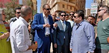 محافظ سوهاج يتابع مستويات النظافة ورفع الإشغالات