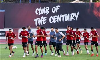 كأس مصر .. الأهلي يختتم استعداداته لمباراة الألومنيوم
