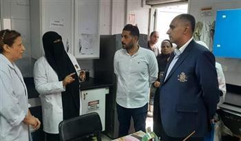 وكيل صحة الغربية يتفقد المعمل المشترك بطنطا وسير العمل به