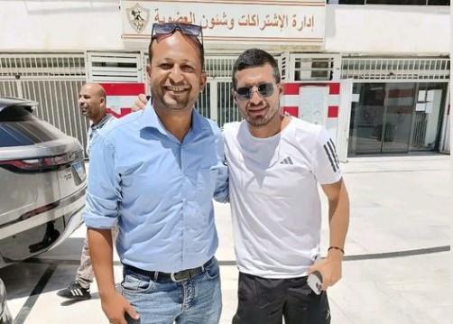 طارق حامد يظهر في "الجيم" بنادي الزمالك