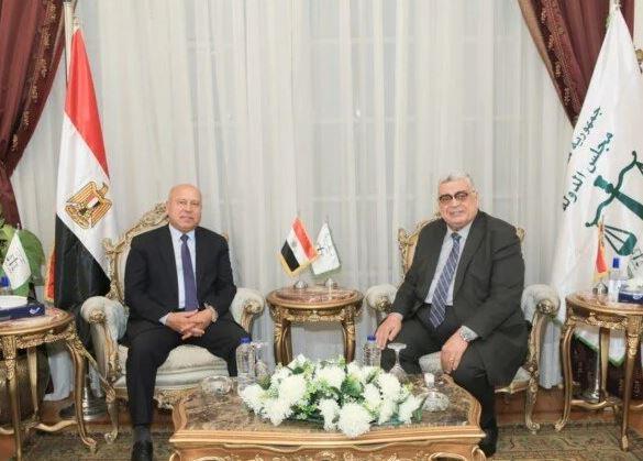 رئيس مجلس الدولة يستقبل الفريق كامل الوزير