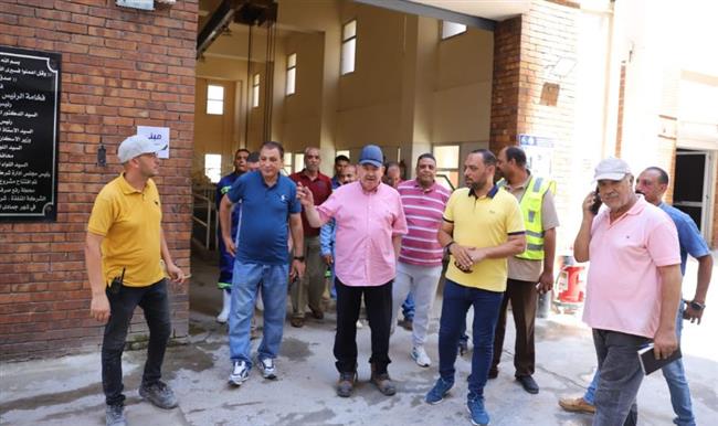 صرف اسكندرية: جولة ميدانية لمتابعة الحالة الفنية للمحطات بمنطقة المنتزة 