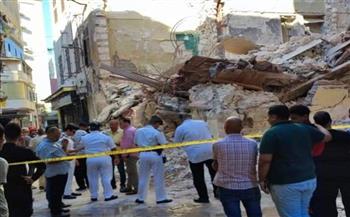   محافظ الإسكندرية يكلف بالتعامل الفوري مع حادث انهيار عقار بنطاق حي وسط