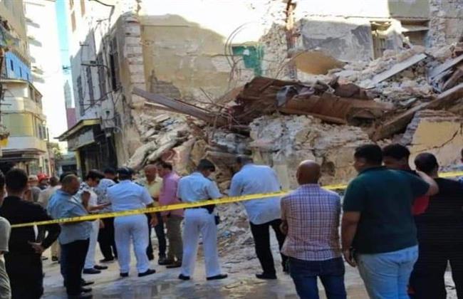محافظ الإسكندرية يكلف بالتعامل الفوري مع حادث انهيار عقار بنطاق حي وسط