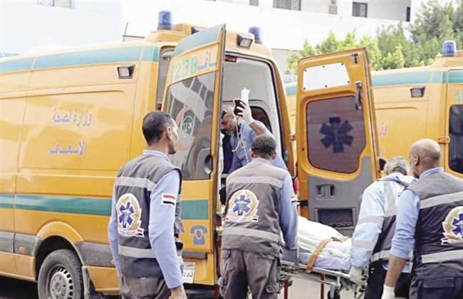 مصرع 3 شباب وإصابة 4 آخرين في تصادم بـ " ببا " ببني سويف