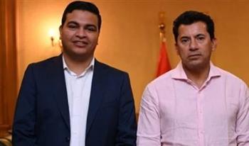 وزير الرياضة يلتقي رئيس الوفد المصري في نموذج محاكاة برلمان الشباب العربي
