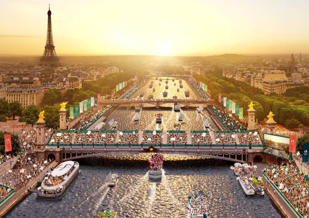 نهر السين يستضيف حفل افتتاح أولمبياد باريس 2024