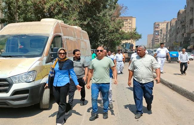 بالصور..نائب محافظ القليوبية تقود حملة مكبرة لإزالة الإشغالات بحي شرق شبرا الخيمة