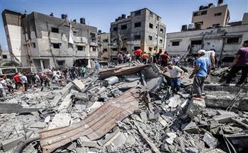   ارتفاع عدد شهداء قصف الاحتلال الإسرائيلي لوسط وجنوب غزة إلى 8