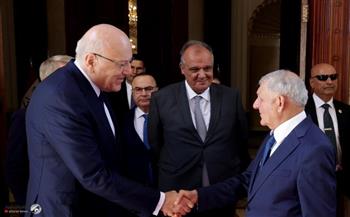   الرئيس العراقي ورئيس الوزراء اللبناني يبحثان تعزيز العلاقات والوضع في غزة