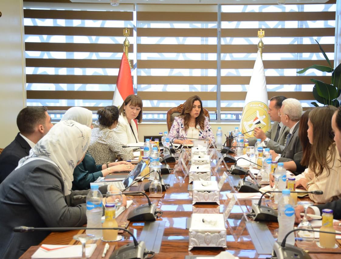 وزيرة التنمية المحلية تبحث مع منسق الأمم المتحدة في مصر مجالات التعاون