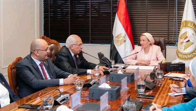 "ياسمين فؤاد" تلتقي أعضاء لجنة الطاقة والبيئة والقوى العاملة بمجلس الشيوخ