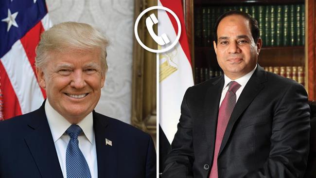 السيسي يجري اتصالًا بـ"ترامب" للاطمئنان عليه عقب تعرضه لحادث إطلاق النار