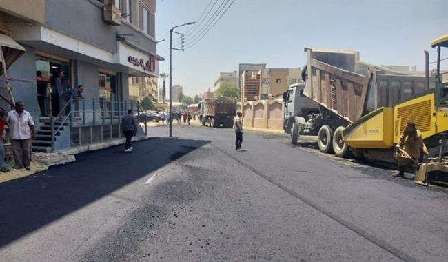 بطول 30 ألف متر.. استمرار أعمال رصف شوارع مدينة ناصر بسوهاج