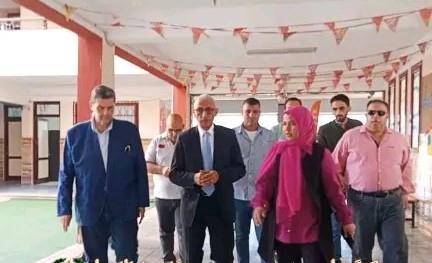 جولة لـ محافظ شمال سيناء يتفقد المدرسة اليابانية بالعريش 