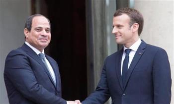 الرئيس السيسي يهنئ ماكرون بمناسبة الاحتفال بذكرى العيد القومي الفرنسي