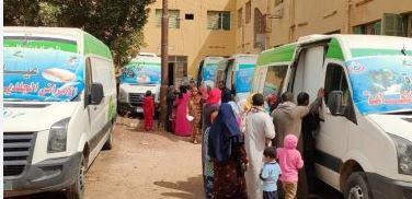 "صحة الوادي الجديد" تنظم قافلة طبية بقرية عين عيش ضمن "حياة كريمة"