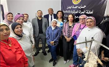 حماة الوطن بالإسكندرية يفتتح مركز مجاني لتعليم الحرف اليدوية للسيدات