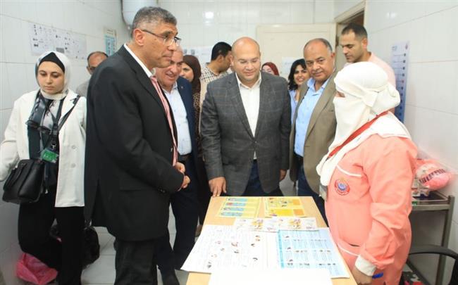 محافظ الجيزة يتفقد الوحدة الصحية بأبو رواش بكرداسة
