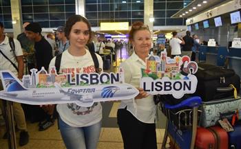   انطلاق أولى رحلات مصر للطيران إلى العاصمة البرتغالية "لشبونة"