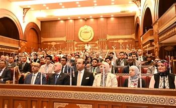   جولة لوفود نموذج محاكاة برلمان الشباب العربي لمقر مجلس الشيوخ