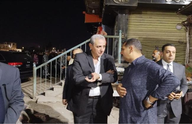 محافظ الغربية يتابع جهود الإنقاذ من موقع انهيار منزل المحلة الكبرى