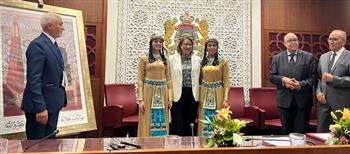    "السلام " رسالة الفن المصرى للعالم من البرلمان المغربى 